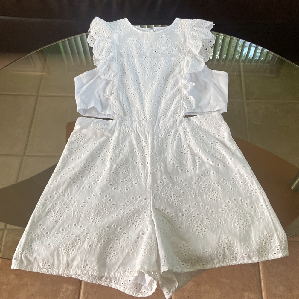 NWT NY & Co eyelet romper